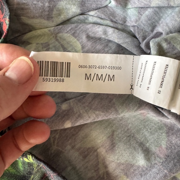 Urban Heritage Festival Men's Forest Floral Tank Top Green Medium Muscle Beach - Picture 10 of 15